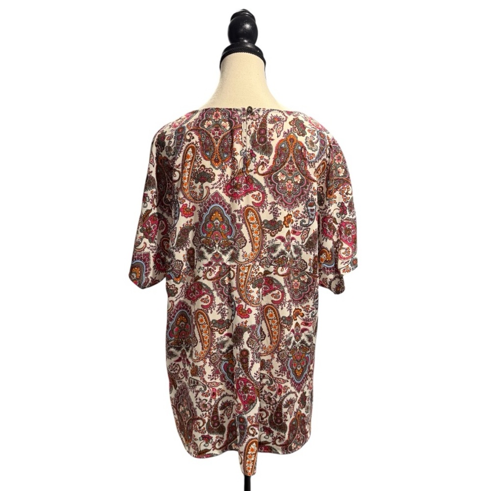 DR2 Paisley Print Blouse – Size XL - Picture 2 of 2
